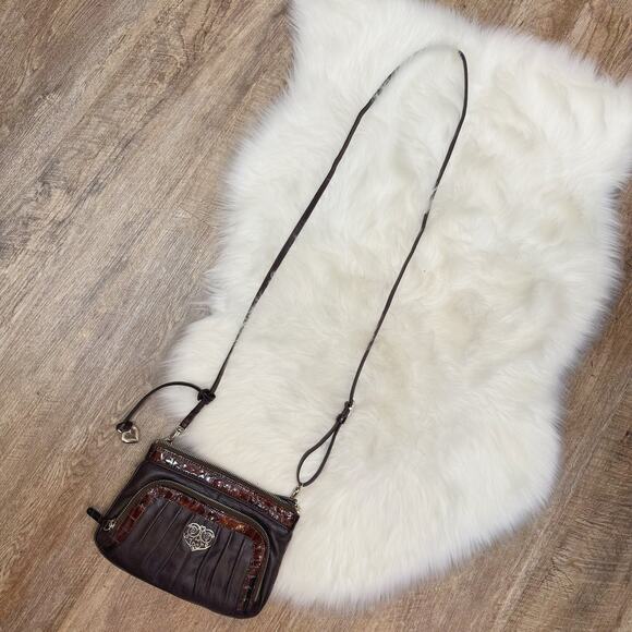 Brighton Leather Crossbody/Shoulder Bag - Picture 5 of 6